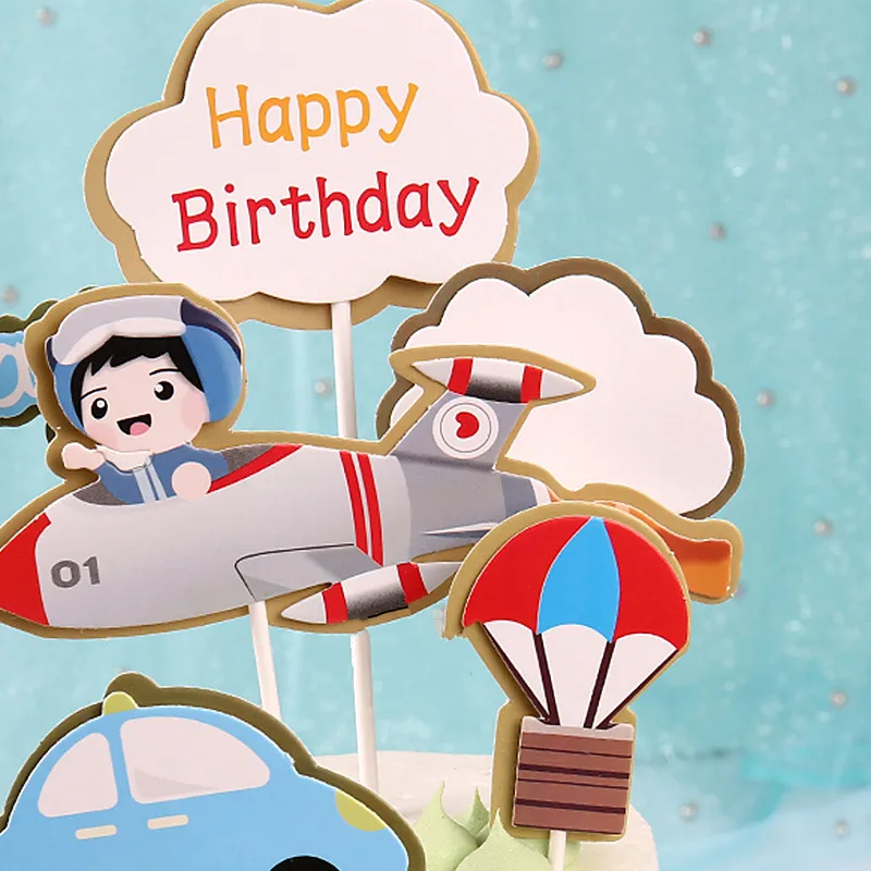 Топпер для торта С Днем Рождения украшение украшения дня рождения торт Декор