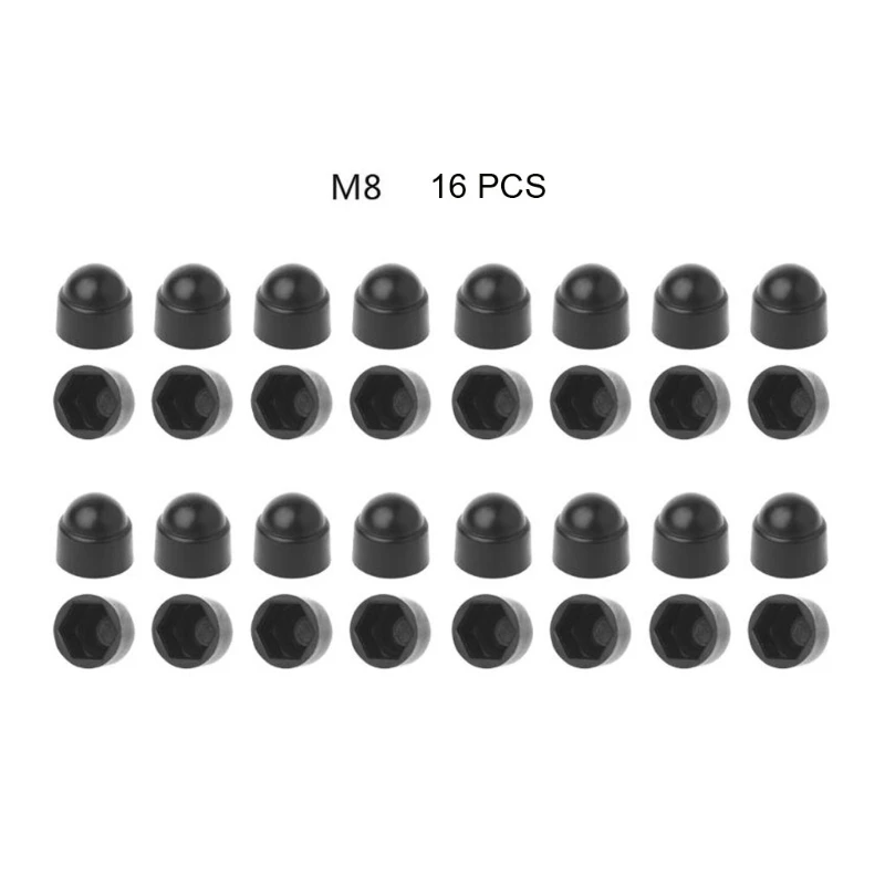 

16Pcs/set M8 M10 Screw Protection Anti-dust Rust Auto Nut Protective Cover Car Interior Accessories D5QE