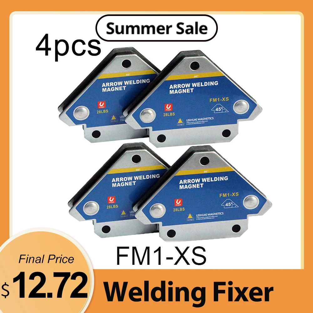 Сварочный фиксатор 4 шт. Магнитный сварочный 45 ° 90 135 под разными углами магнит