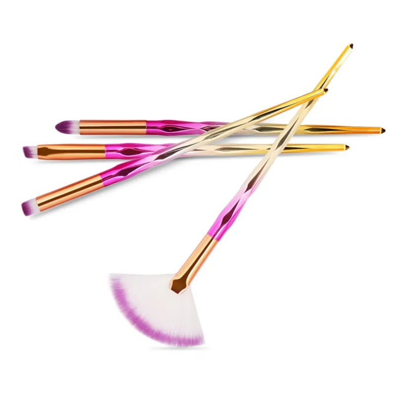 4 шт. алмазные кисти для макияжа глаз набор блендер лица бровей теней вокруг носа