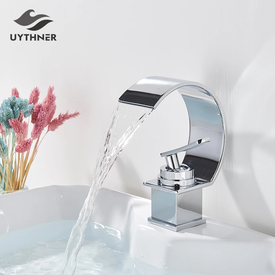 Смесители для раковины смеситель креативный водопад в ванную комнату смесители