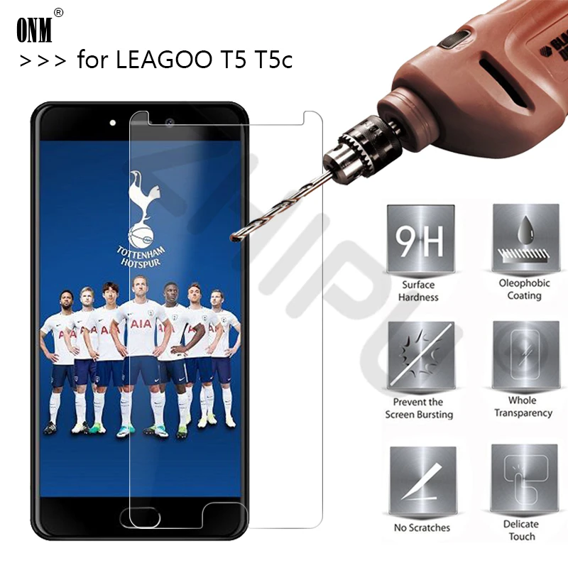 2.5D 0 26 мм 9H Премиум Закаленное стекло для Leagoo T5 T5C 5 дюймов Защитная пленка