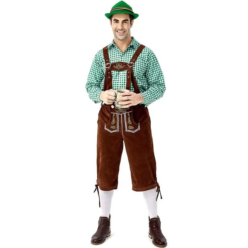 Немецкий пивной фестиваль октоберфест Lederhosen косплей костюмы мужская одежда