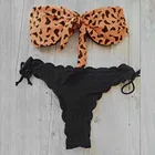 Женский купальник-бикини 2021, сексуальный купальник с леопардовым принтом