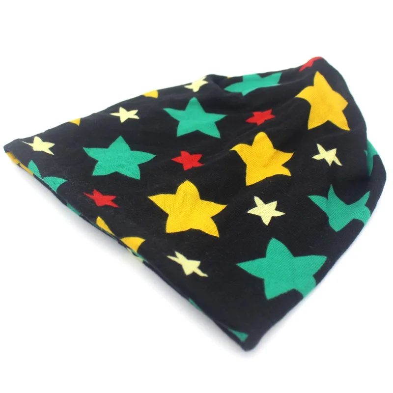 Ditpossible cute star print beanies skullies caps for women girls autumn winter hat scarf wrap neck warmer scarves hats | Аксессуары для