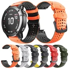 Ремешок силиконовый быстросъемный для Garmin Fenix 6X 6 Pro 5X PlusПособие Mk2i Mk2Enduro, 26 мм 22 мм