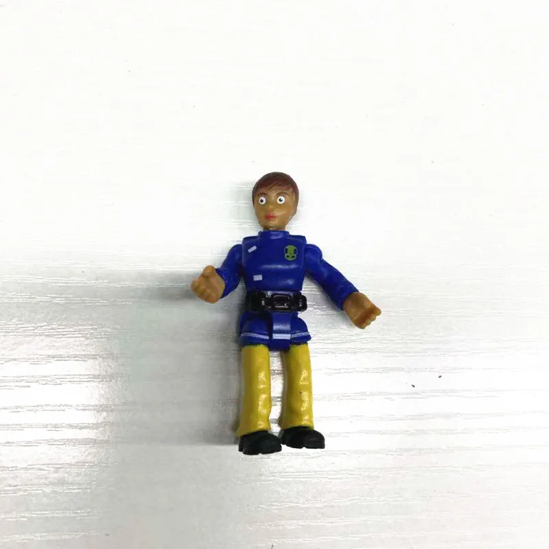 4 шт. подвижная фигурка пожарного Сэма игрушки diy brandweerman sam кукла для детей