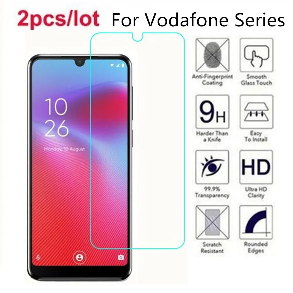 Закаленное стекло для Vodafone Smart N10 2.5D Защитная Пленка премиум класса V10 E9 X9 E8 N9 Lite |