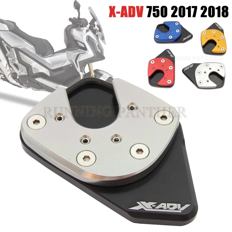 

Motorcycle Side Stand Pad Plate Kickstand Enlarger Support Extension For HONDA XADV X-ADV 750 2017 2018 X ADV