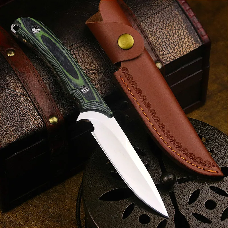 

Hysenss Fixed Blade D2 High Steel Outdoor Tactical Straight Blade Outdoor Knifes Jungle Adventure Hunting Knife Edc Tools