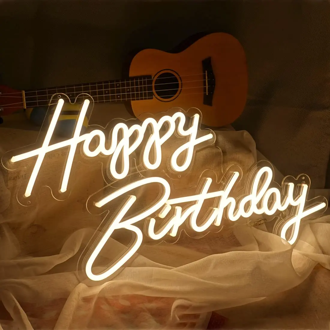 

Неоновая светодиодная вывеска на заказ на день рождения, светодиодная подсветка для вечерние, гибкая прозрачная акриловая надпись Oh Baby Cheers,...