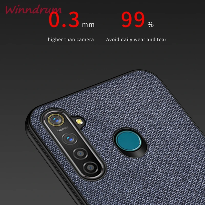Жесткий чехол Winndrum для OPPO realme XT X2 PRO 5 из мягкого ТПУ с защитой от ударов | Мобильные