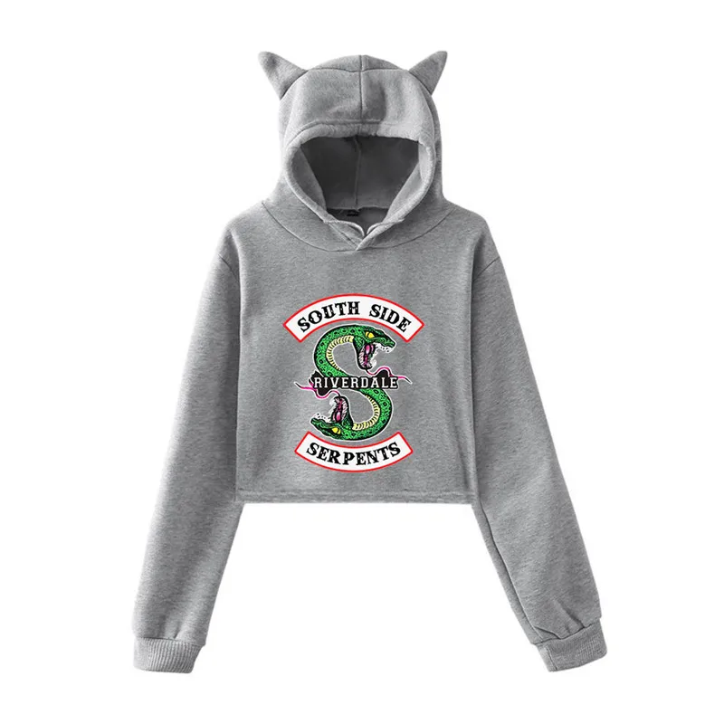 hoodies "South Side serpents" ривердейл Толстовка, свитшот, брюки, Для женщин и девочек женский Harajuku ривердейл SouthSide пуловер с капюшоном, топы, комплекты одежды - Цвет: hoodies