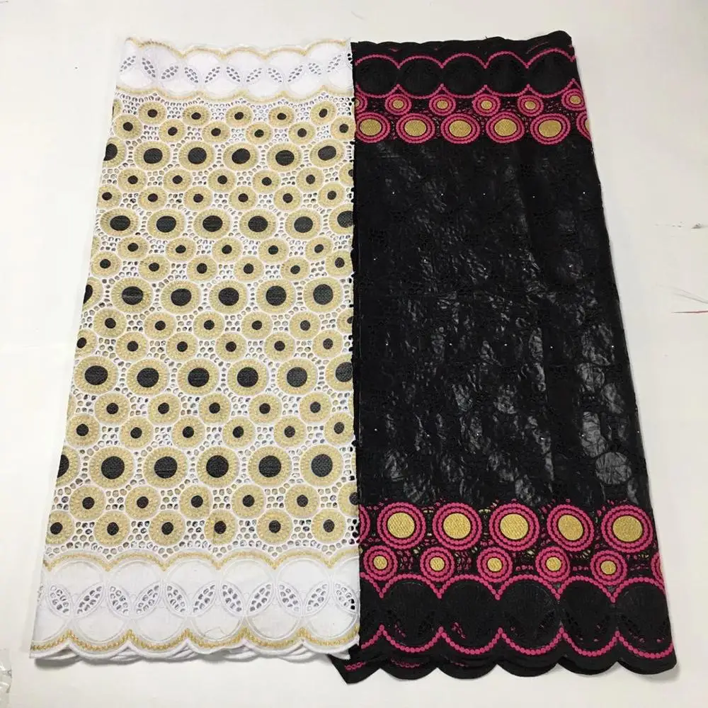 Белая синяя африканская 2 5 Y базин богатая кружевная хлопковая ткань 2020 высокое