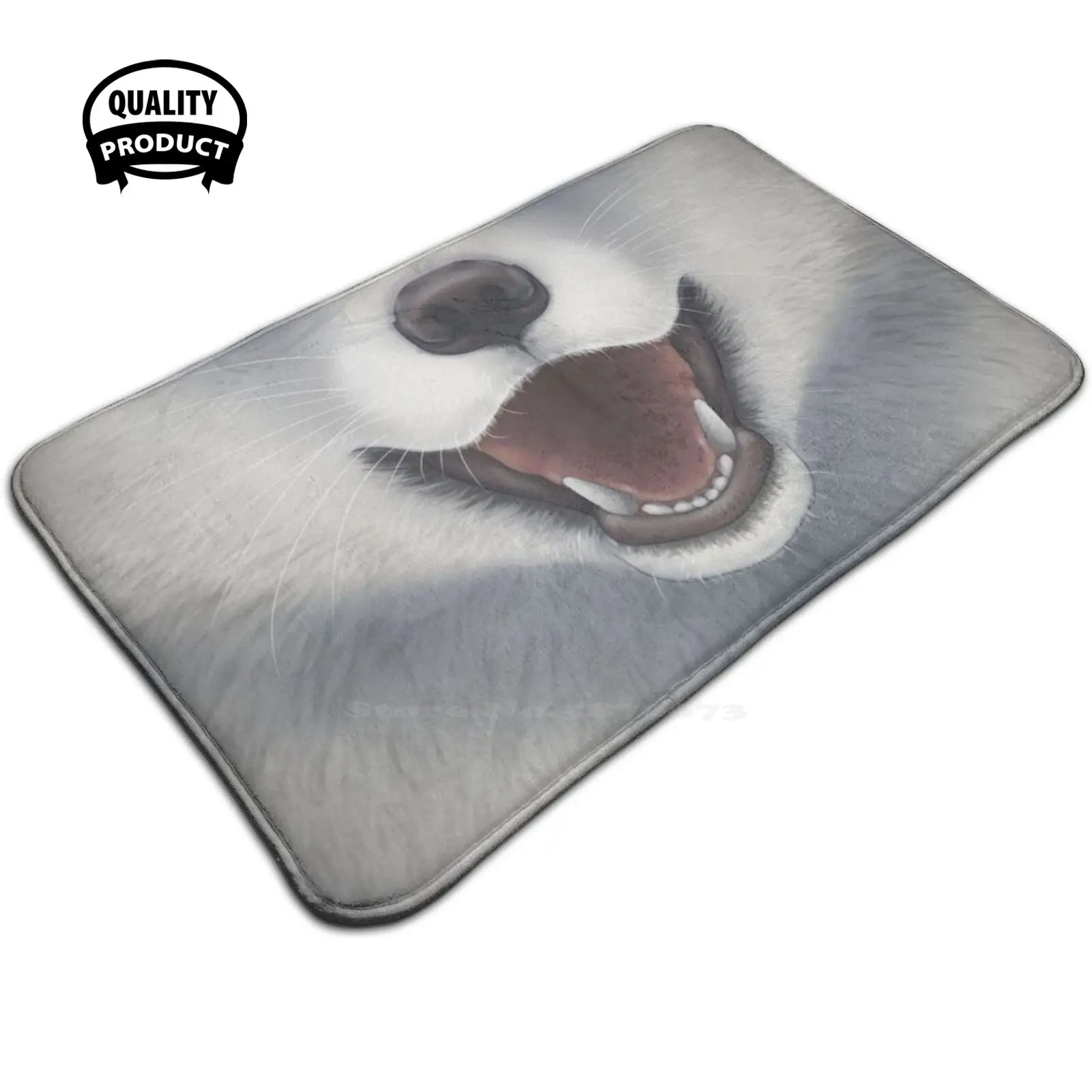 Маска для лица с изображением арктической лисы коврик ног домашний лиса