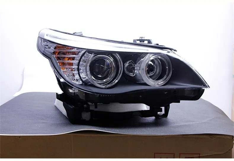 Фара Qirun в сборе для BMW 5 серии E60 520 523 525 530 2003-2010 грыжа |