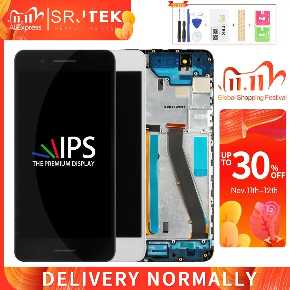 

Srjtek экран для HTC Desire 728 LCD сенсорный дигитайзер Сенсорное стекло с рамкой в сборе 5,5 дюймов для HTC Desire 728G Дисплей 728w