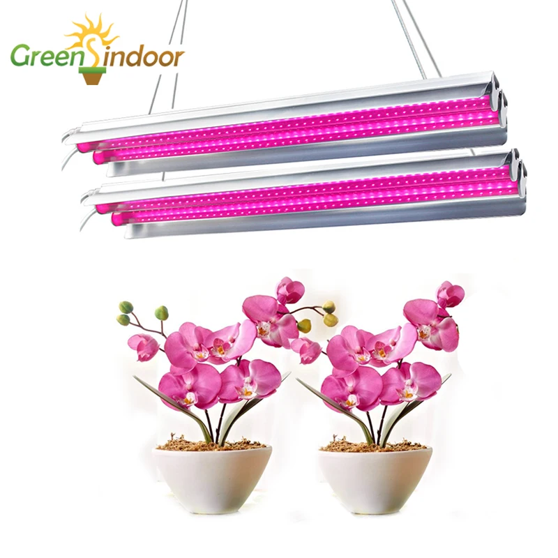 4 шт светильник для цветы помещении светодиодный Grow полоски 100W полными спектрами