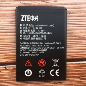 Оригинальный аккумулятор Li3814T43P3h634445 1400 мАч для ZTE Blade L110 A112 V815W мобильный телефон