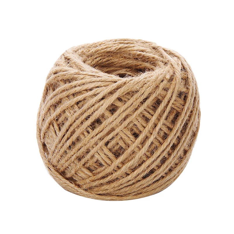 

50M dia 2mm Natuurlijke Jute touw Ambachten Touw huishouden kleur fotowand complex decoratieve touw geweven van fijn linnen