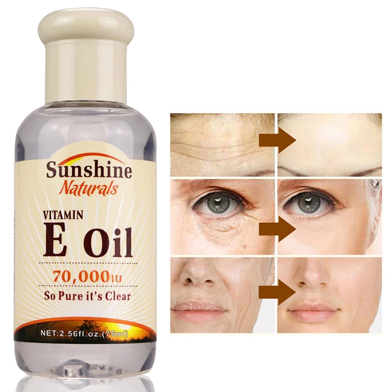 

Vitamin E Oil Essence Facial Hyaluronic Acid Serum Whitening Moisturizer Repair Reduces Wrinkles Fine Lines Skin Care TSLM1