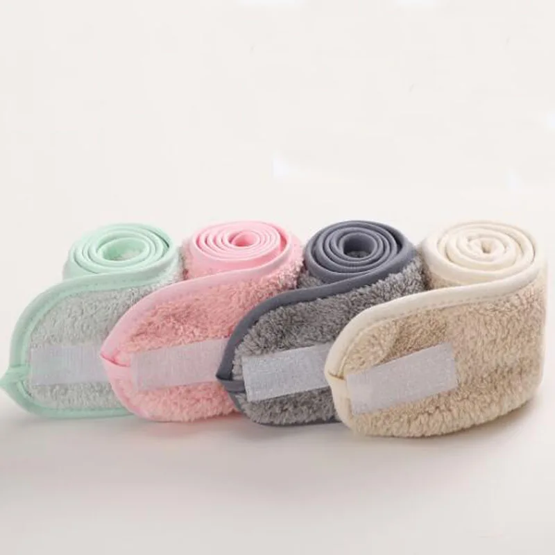 Регулируемая повязка на голову для макияжа Мягкая волос спа ванны и душа модная