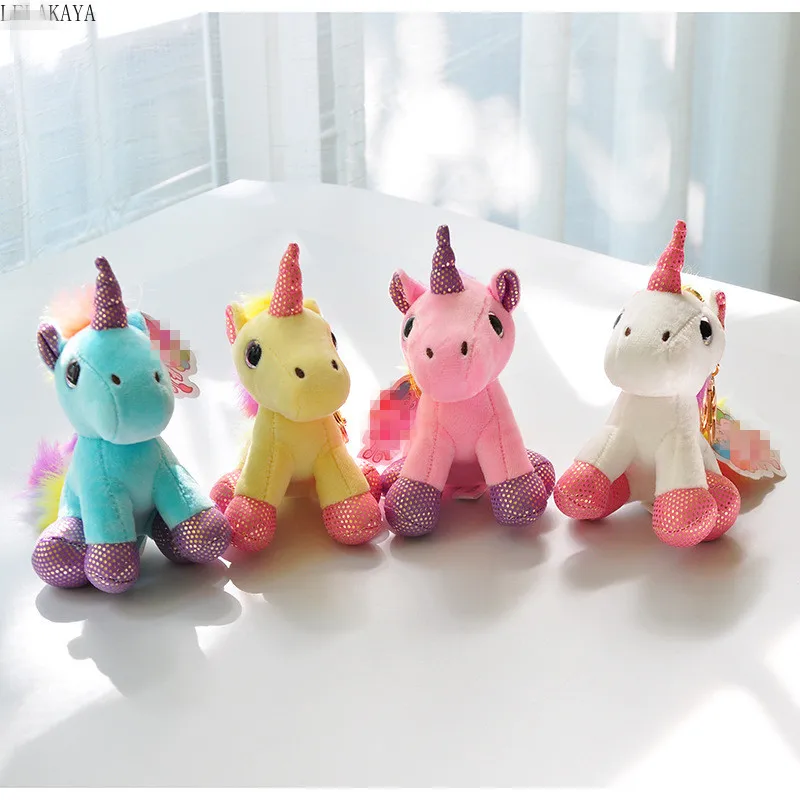 Плюшевые брелоки в виде единорога сумка Рождественские Подвески подарок