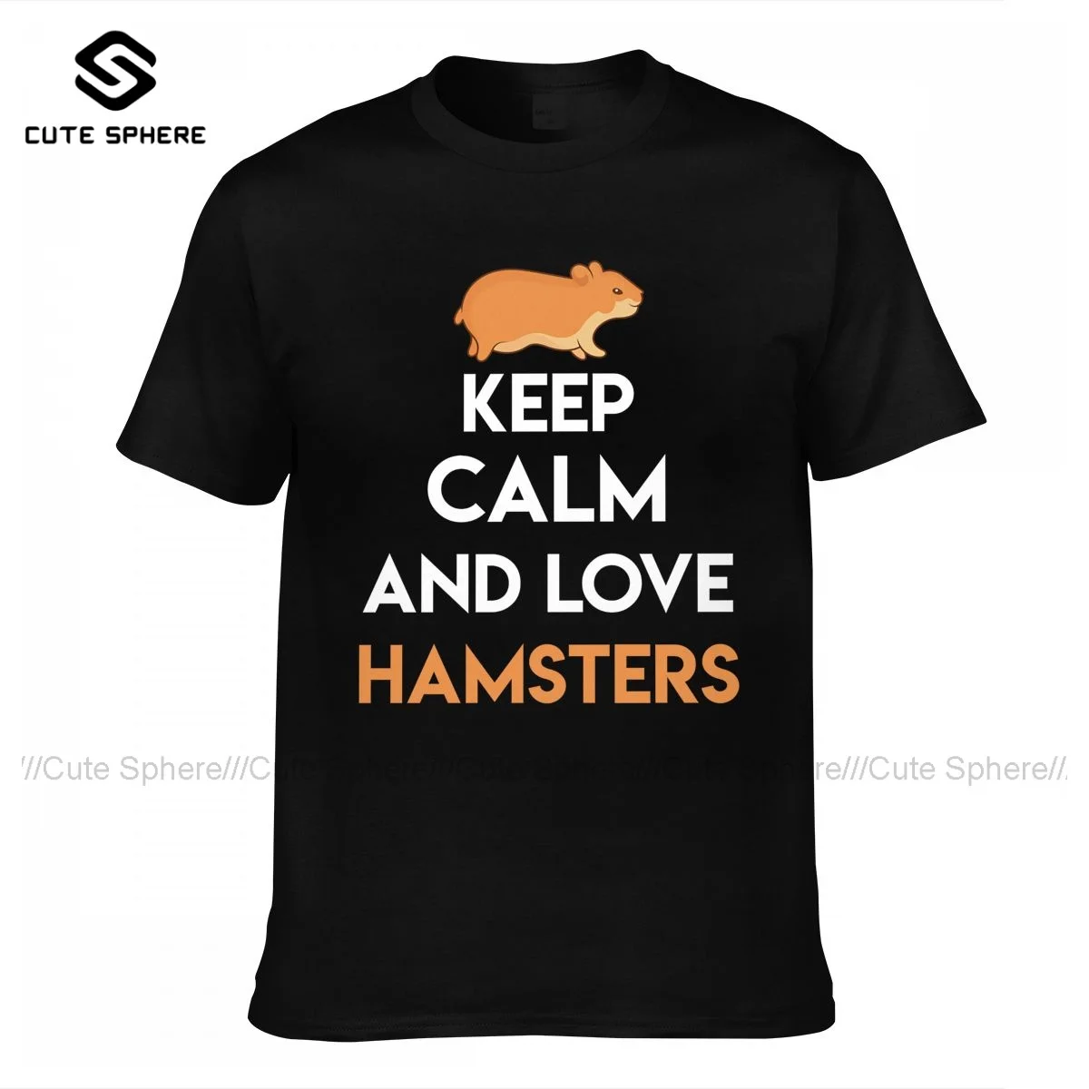 

Hamster Tee Shirt Funny Short Sleeve Cotton T Shirt Summer Print Tshirt Oversize Man