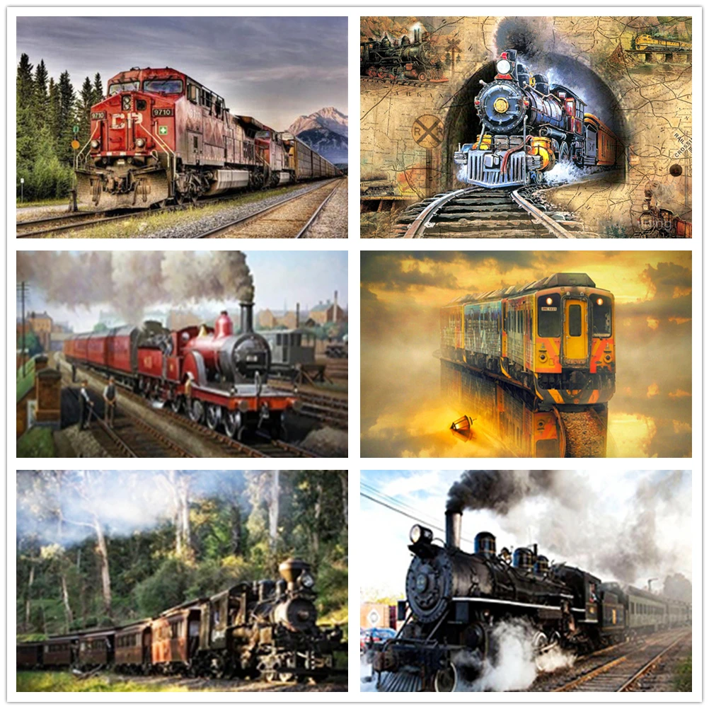 Камни в форме ромба/Набор для рисования с круглыми камнями и полотном алмазов