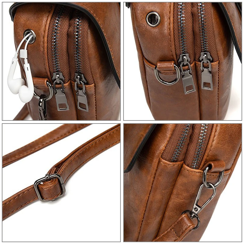 

MVA PU Leather Shoulder Bag Handbags for Women Casual Small Crossbody Bags For Women Cell Phone Purse Mini Messenger Bags 1140