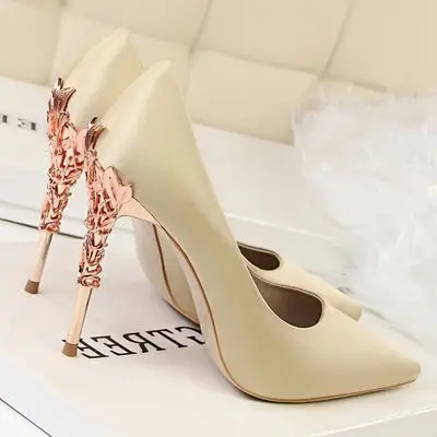 

2021 fall new fashion sexy pointed shallow mouth all-match women's heeled shoes