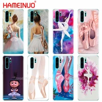 silicon phone cover case for huawei p30 pro lite p smart 2019 plus p smart z p20 lite 2019 bag ballet dance girl ballet slippers