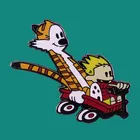 Эмалированные значки для рюкзака, брошка мультфильм, для мужчин и женщин