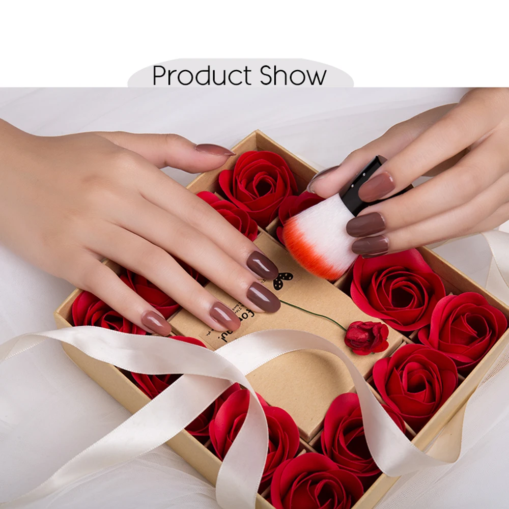 NAILCO щетка для ногтей Очистка удаления пыли порошок для ногтей Чистящая Щетка инструмент пилка Маникюр Педикюр мягкая щетка уход за ногтями DIY салонный инструмент