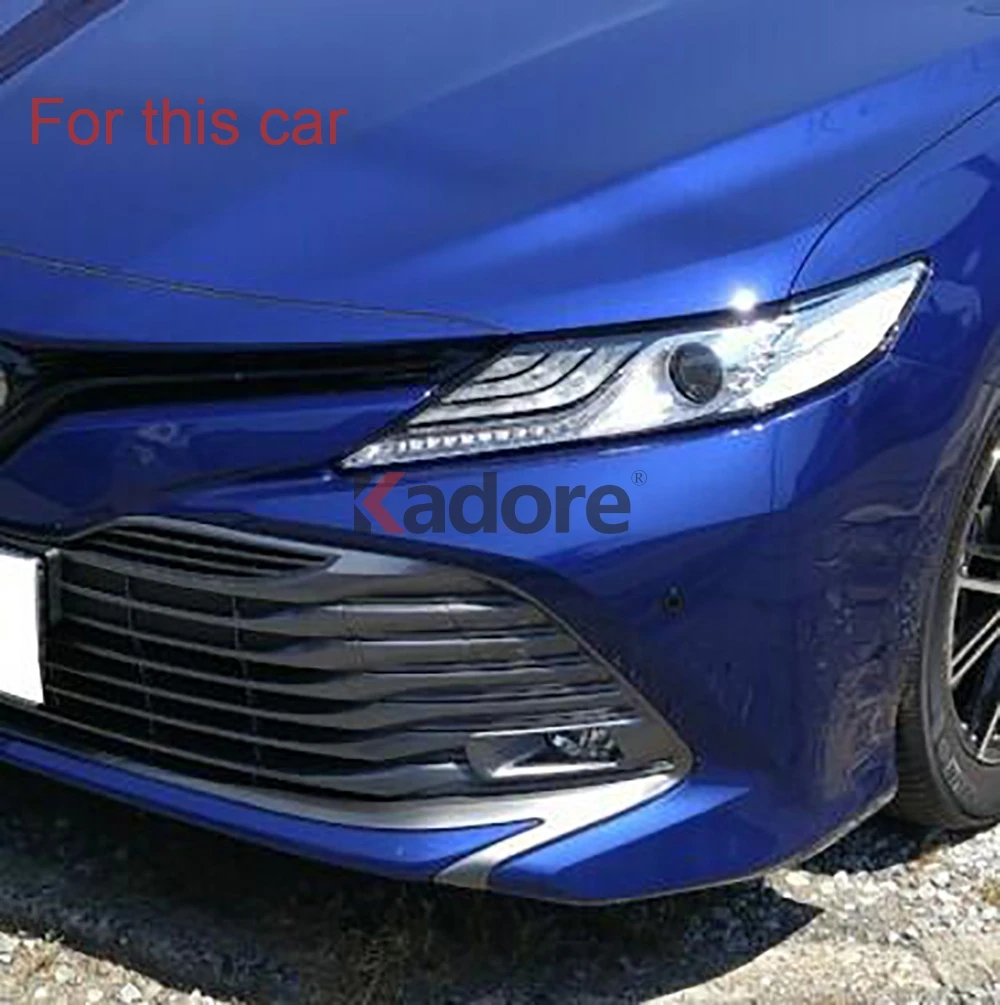 Для Toyota Camry Hybrid Sedan хромированная лампа заднего противотуманного фонаря, накладка, противотуманный светильник, молдинг, украшение, аксессуары