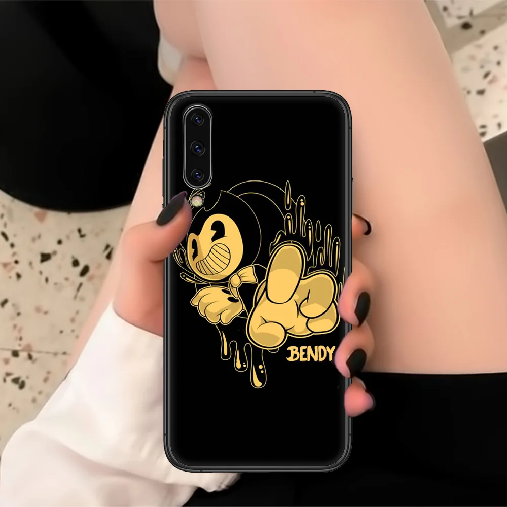 

Bendy And Game Lnk Machine Phone Case For Samsung Galaxy A 3 5 7 8 10 20 E 21 30 S 40 50 51 70 71 Black black Cell Pretty Bumper