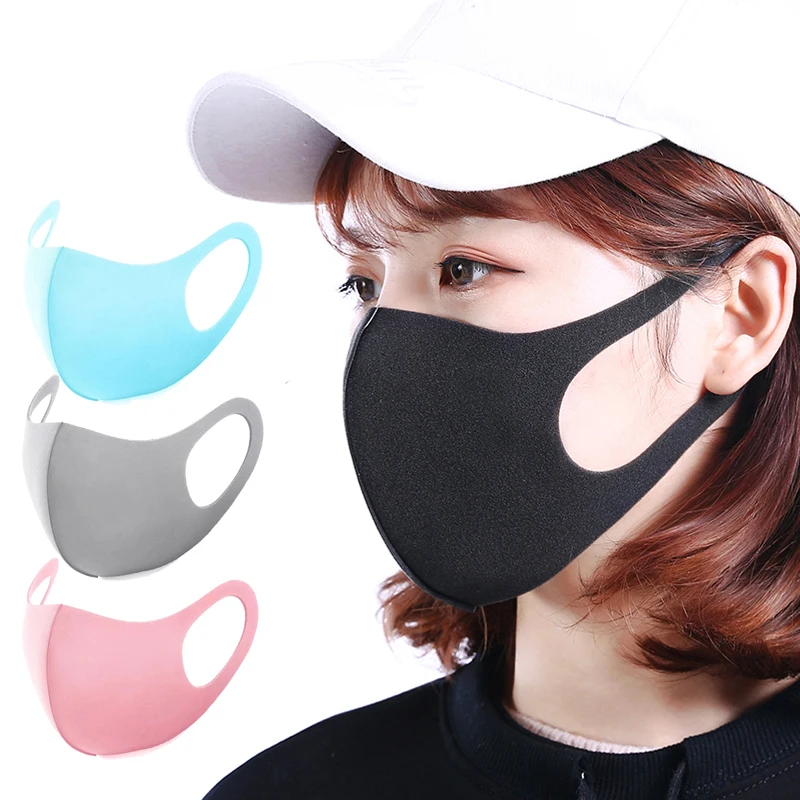1 шт. Пылезащитная маска PM2.5 многоразовая фильтр дышащая для лица мужчин и женщин