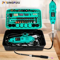 tungfull electric drill dremel grinder mini polishing machines with grinding accessories set electric rotary tool mini drill