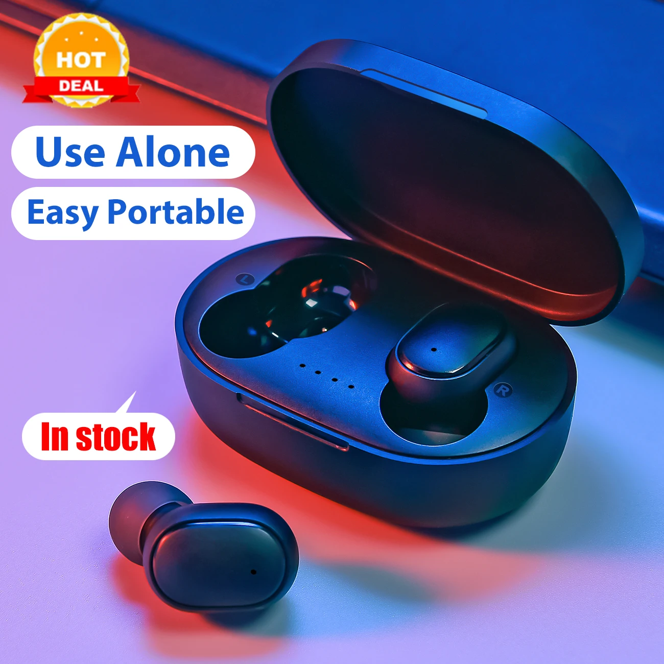 OMG наушники вкладыши PK Redmi Airdots беспроводные с голосовым управлением Bluetooth 5 0