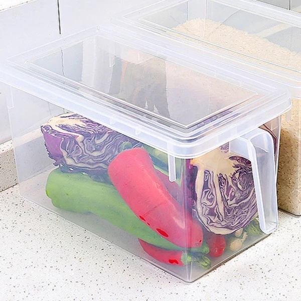 Холодильник для хранения контейнеров Штабелируемый органайзер холодильника с