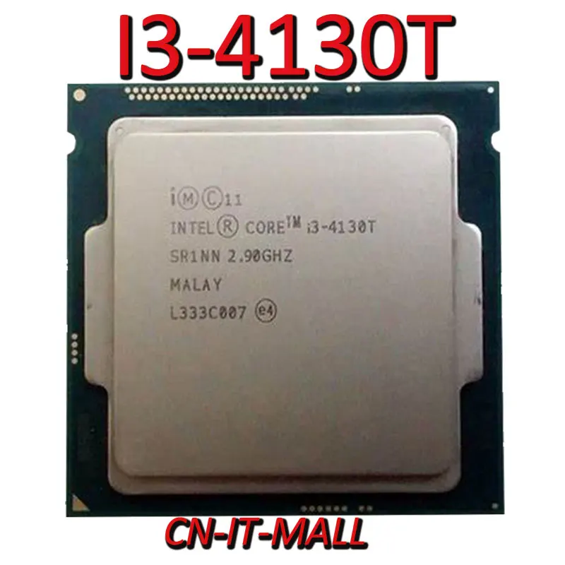 

Pulled I3-4130T CPU 2.9G 3M 2 Core 4 Thread LGA1150 Processor