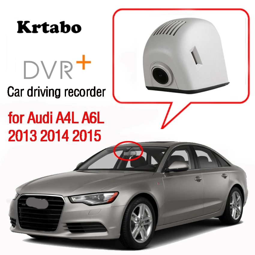 

Car DVR Wifi Video Recorder Dash Cam Camera for A6L for A4L 2013 2014 2015 Novatek 96658 HD 1080P Dash Cam CCD HD