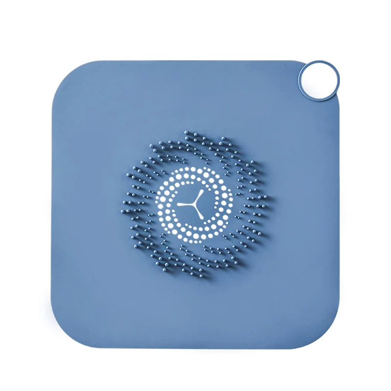 

Silicone Anti-Blocking Floor Drain Mat Filter Net Anti-Hair Anti-Clog Toilet Sewer Bathroom Floor Drain Cover C66