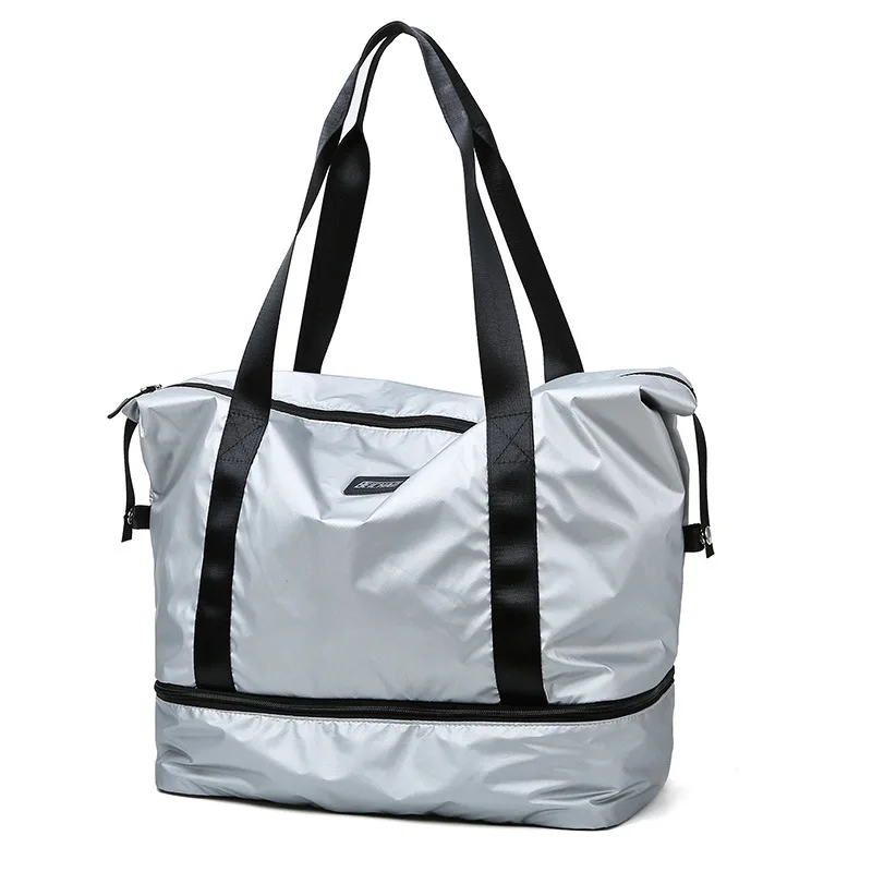 

Women's travel bag large capacity wet and dry separation storage bag waterproof Oxford cloth sports fitness hand luggage bag