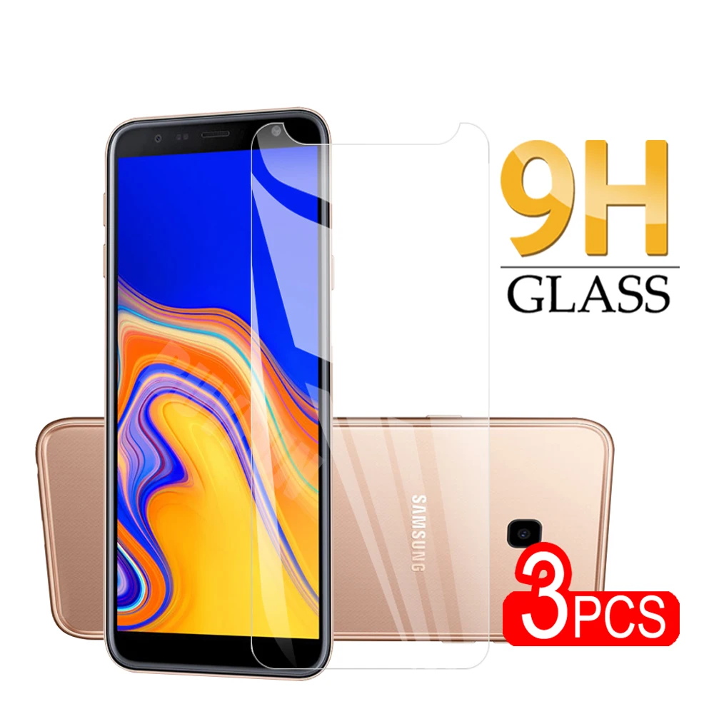 3 шт прозрачное стекло для Samsung Galaxy J4 2018 Защита экрана j4 plus Премиум Закаленное