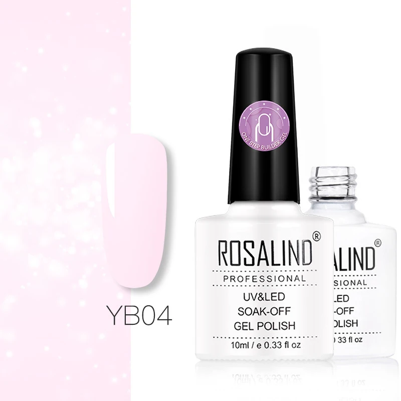 YB04 Rosalind гвоздь один шаг Удлинительный клей Быстрое расширение жидкий длительный съемный лак для ногтей резиновый лак для ногтей, предназначенный для магазина TSLM1 - Цвет: YB04