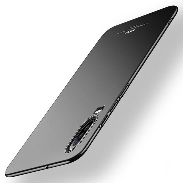 Black Для huawei P30 чехол MSVII Жесткий PC матовый чехол Ультра Тонкие Матовые чехлы для huawei P20 P30Lite P30 Lite Pro Чехол - Цвет: Black