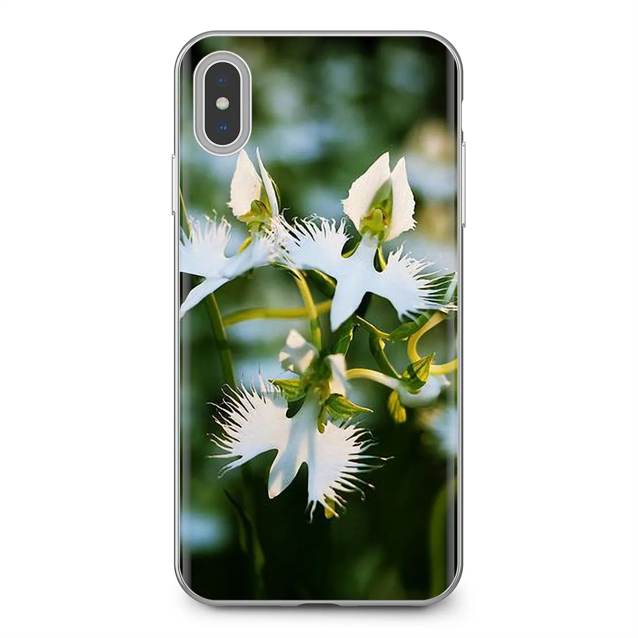 Белый Орхидея цветок Радиата для Xiaomi Mi A1 A2 A3 5X 6X 8 9t Lite SE Pro Max Mix 1 2 3 2S силиконовый