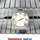 Стальной термометр для духовки, 300 градусов, для барбекю, дымовой гриль, термометр, инструмент, мини-термометр, кухонный гриль S9n1