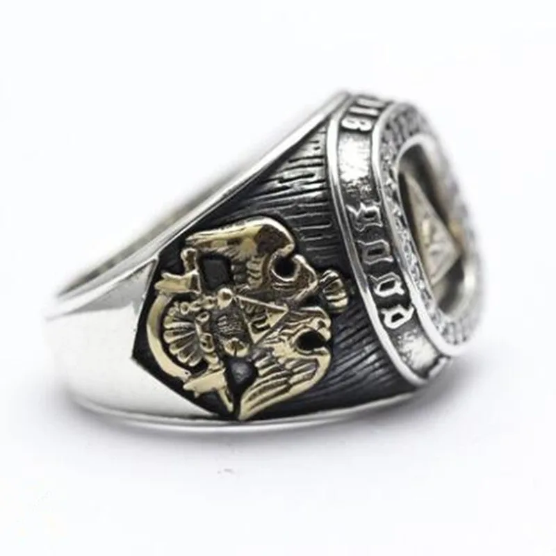 Мужское модное винтажное мужское кольцо с гравировкой в виде Божьего глаза